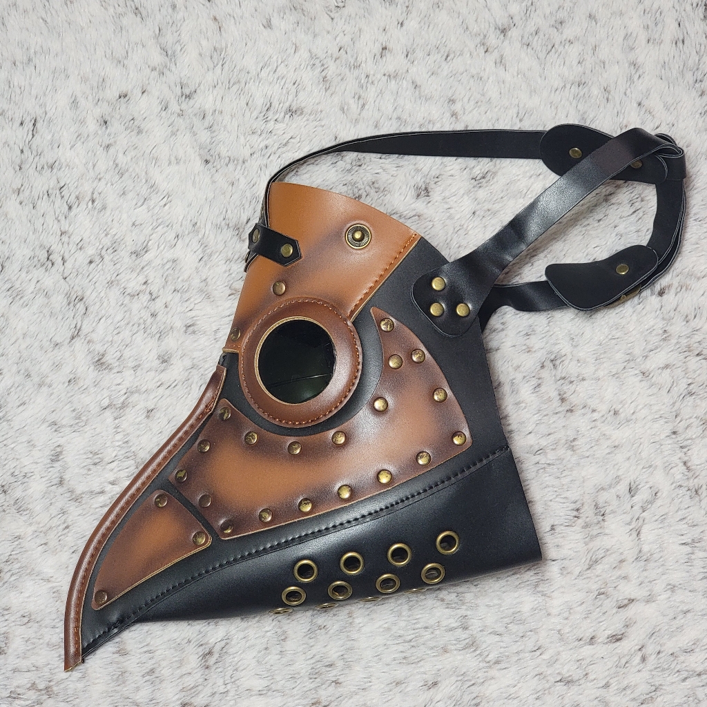 Plague Doctor Cosplay Mask | Steampunk Style Headwear | Adult Size